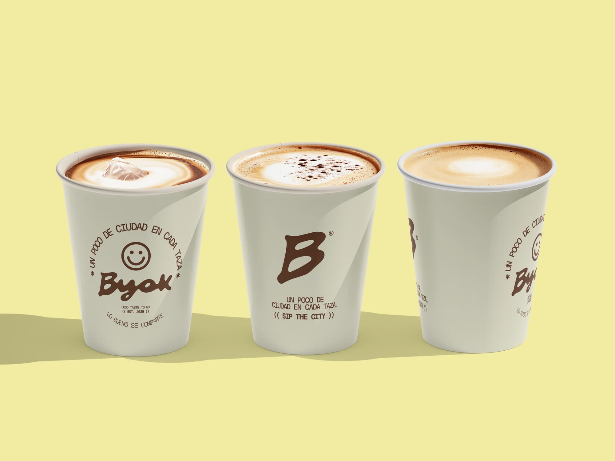 Vasos de café BYOK